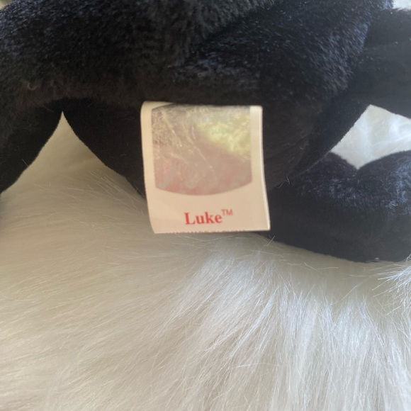 TY original Luke the black lab beanie baby - Picture 11 of 11